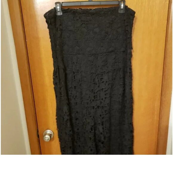 Brand New with Tags Black Crochet Jumpsuit - Picture 7 of 7